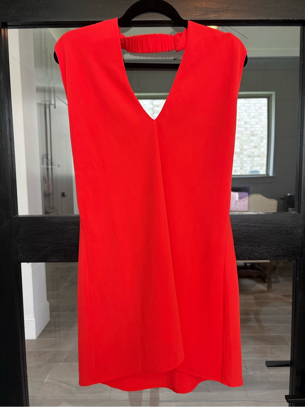 Show Me Your Mumu Revolve Jasmine Halter Mini Dress Bellini Orange - Size Small - Picture 4 of 11